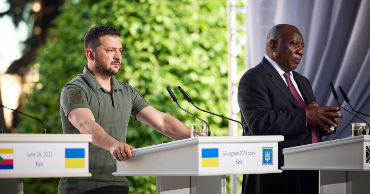 Зеленський обговорив з президентом ПАР шляхи до миру з росією