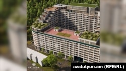 Armenia - The Pallada Tsaghkadzor residential complex plan.