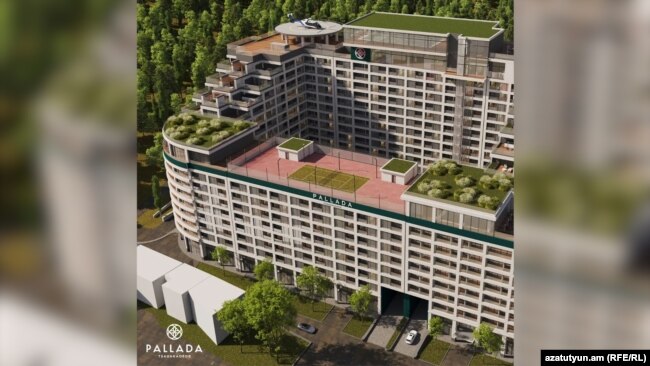 Armenia - The Pallada Tsaghkadzor residential complex plan.