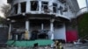 Последствия удара по гостинице в Николаеве, 28 апреля 2024 года