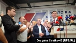 Srpska napredna stranka u Nišu proslavlja izbornu pobedu, 3. juni 2024.