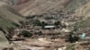 نمایی از زمین های زراعتی و روستا های سیلاب‌زده در افغانستان 