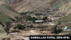 نمایی از زمین های زراعتی و روستا های سیلاب‌زده در افغانستان 