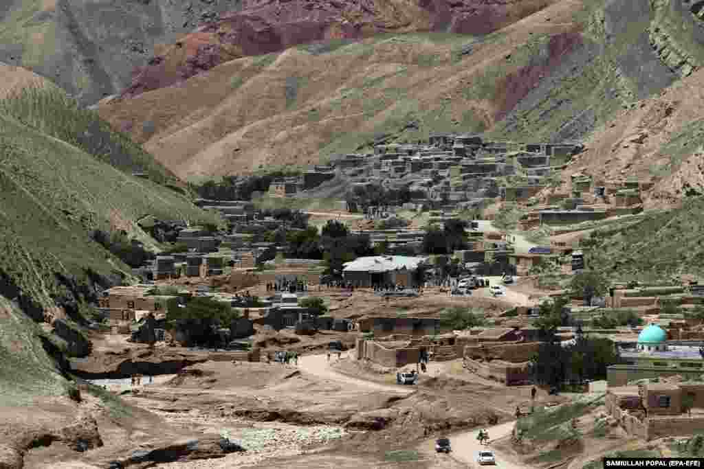 A view of damaged homes following the flash flooding in the village of&nbsp;Shirjalal. Afghanistan is one of the world&#39;s most vulnerable countries when it comes to climate change and the least prepared to adapt, according to a report by the United Nations Office for the Coordination of Humanitarian Affairs (OCHA). &nbsp;
