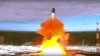 Испытание межконтинентальной баллистической ракеты "Сармат". Космодром Плесецк, 20 апреля 2022 года