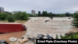 წყალდიდობა მარნეულში. 2024 წ. 26 მაისი