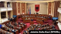 Kuvendi i Shqipërisë gjatë një seance, tetor 2023.