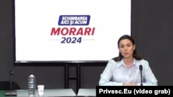 Natalia Morari announced she will run in Moldova's presidential election in October. 