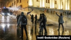 Protesti u Gruziji zbog zakona o "stranim agentima", Tbilisi, 7. 3. 2023.