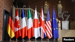 Прапори країн-учасниць G7, фото ілюстративне