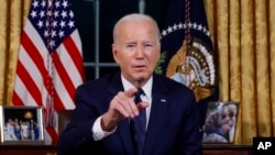 Joe Biden u obraćanju naciji iz Ovalnog ureda Bijele kuće, Washington, 19. oktobra 2023.