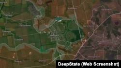 «Мішок» знизу карти DeepState – це район Зеніт станом на 15 лютого. Вже 16-го ця ділянка значиться як захоплена