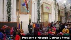 მაღალმთიანი აჭარის ფოლკლორის საღამოზე ორბელიანების სასახლეში. 14 მარტი, 2024 წელი