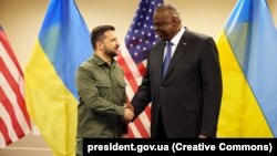 Владимир Зеленский и Ллойд Остин