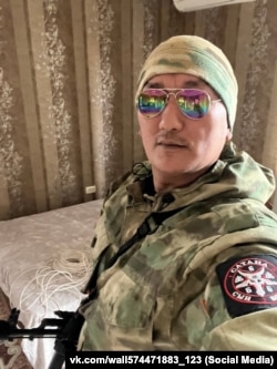 Российский военный из Севастополя, доброволец Арман Исатаев