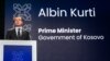 Kryeministri i Kosovës, Albin Kurti, gjatë fjalimit në samitin "Open Government Partnership" në Estoni. 6 shtator 2023. 