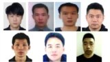 Photos of the seven men indicted by the U.S. Department of Justice on March 25 as part of the Chinese campaign backed by the country’s main civilian intelligence agency.