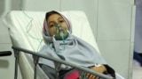 A student in Iran who was poisoned with poisonous gas