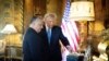 Donald Trump volt amerikai elnök és Orbán Viktor miniszterelnök Floridában 2024. március 8-án
