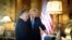 Donald Trump volt amerikai elnök és Orbán Viktor miniszterelnök Floridában 2024. március 8-án
