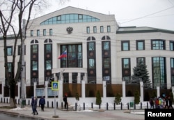 Zgrada ruske ambasade u Kišinjevu, Moldavija, 27. marta 2018.