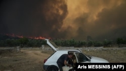 Лісові пожежі в Греції – наслідок екстремально високих температур, липень 2023 року