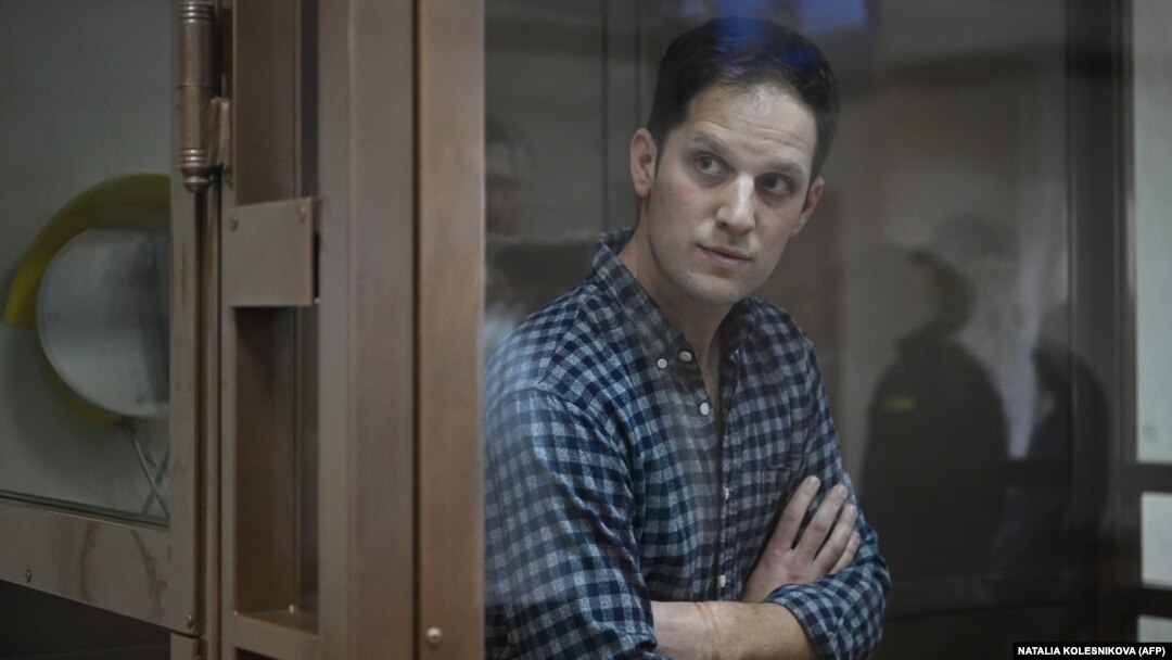 merican journalist Evan Gershkovich (file photo)