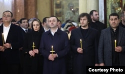 Ираклий Гарибашвили с супругой Нанукой Тамазашвили