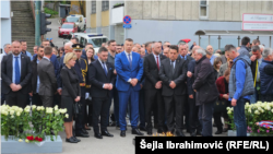 Predstavnici RS-a u nekadašnjoj Dobrovoljačkoj ulici u Sarajevo, 3. maj 2023.