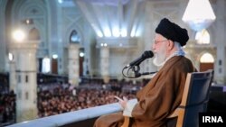 علی خامنه‌ای روز یکشنبه ۱۴ خرداد در سخنرانی سالانه خود در مقبره روح‌الله خمینی در جنوب تهران
