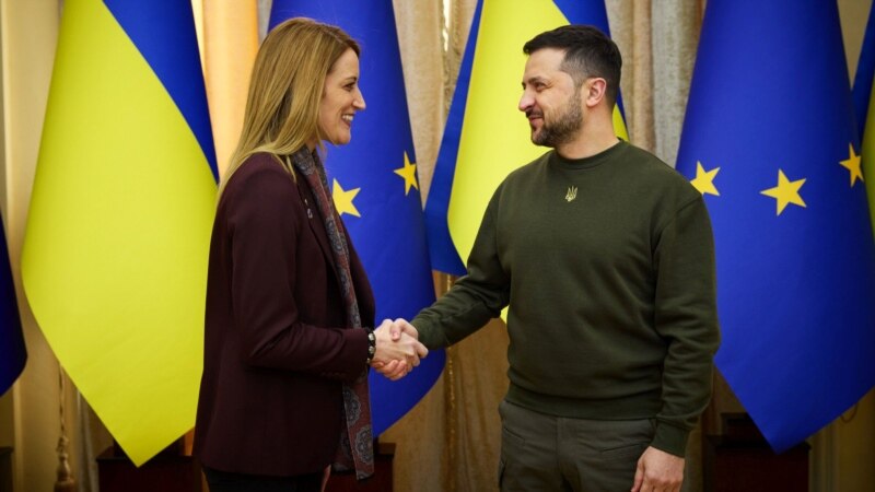 Šefica Europskog parlamenta nada se da će Ukrajina otvoriti pregovore o pristupanju ove godine