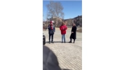Выступление задержанного на первомайской демонстрации в Братске.MOV