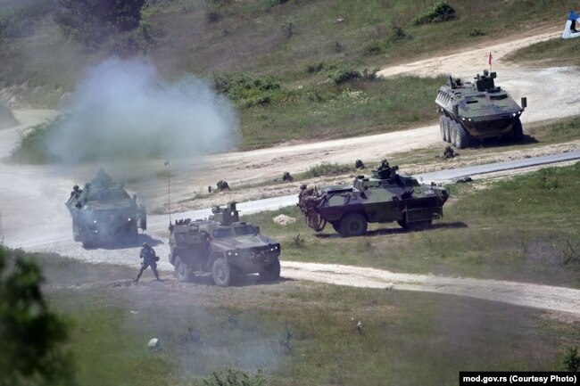 Fotografi nga stërvitjet ushtarake "Ujku i Platinit", Bujanoc, 22 qershor 2023.