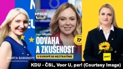 Троє кандидаток на місця євродепутатів від Бельгії, Чехії та Латвії