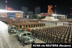 Vojna parada u Pjongjangu, Sjeverna Koreja, 27. jula 2023.