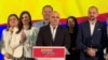 Северна Македонија - Димитар КОвачевски, претседател на СДСМ, на прес-конференција по претседателските избори во Северна Македонија, 24.4.2024 година 