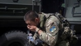Украинский военнослужащий под Волчанском