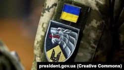 Emblema e njësisë speciale operacionale të ushtrisë ukrainase. Fotografi nga arkivi.

