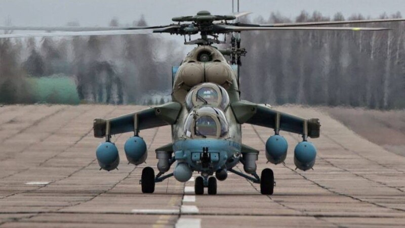 У Беларусь прыбыла партыя расейскіх верталётаў Мі-35М