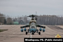 Вертолет Ми-35М Вооруженных сил Беларуси