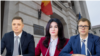Candidați la o funcție de membru în Consiliul Superior al Procurorilor: Dumitru Obadă, Mariana Cherpec, Vitalie Codreanu