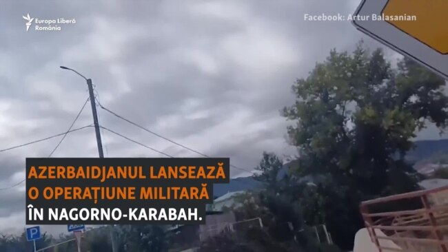 Azerbaidjanul a lansat o operațiune militară în Nagorno-Karabah