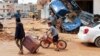 Кадър от либийския град Дерна, който преживя опустошителна буря, довела до смъртта на хиляди.