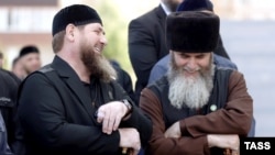 Глава Чечни Рамзан Кадыров и муфтий республики Салах Межиев