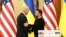 UKRAINE – President of Ukraine Volodymyr Zelenskyi and US President Joe Biden (L). Kyiv, February 20, 2023 
