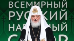 Патріарх Російської православної церкви Кирило проголошує тези про пощирення та зміцнення «русского мира»