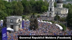 Adunarea Națională „Moldova Europeană” desfășurată la Chișinău pe 21 mai 2023.