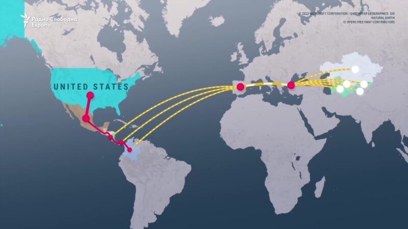 Патот на мигрантите од Централна Азија до САД