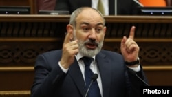 Armenia - Prime Minister Nikol Pashinian speaks in the parliament, Yerevan, June 12, 2024.