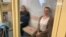 Maryna Zolatava (left) and Lyudmila Chekina appear in court at their trial in March.